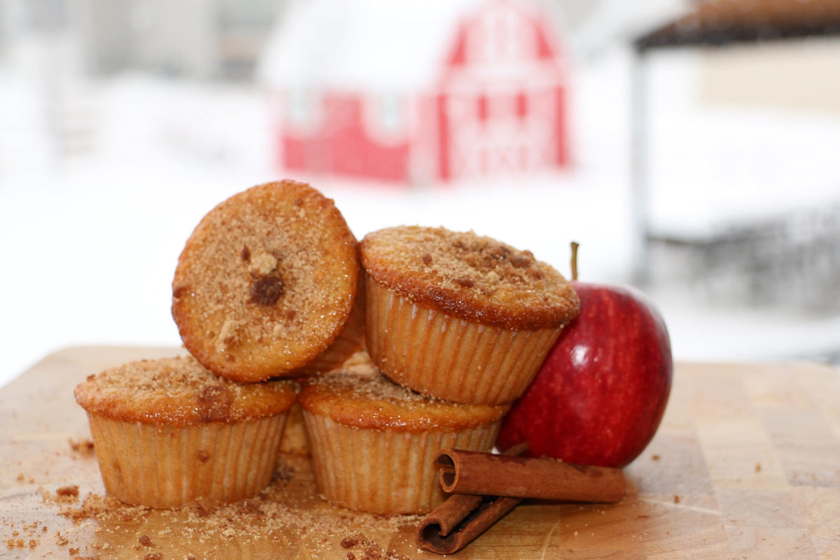 Mom's Place Gluten-Free Apple Cinnamon Crumble Muffin Mix, Easy to Make, Nut Free, Soy Free & Dairy Free, 12 Servings, 14.5 oz