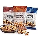Moose Munch Premium Popcorn Trio By Harry & David, Classic Caramel, Milk And Dark Chocolate (3-Pack), Popcorn Gift Basket, Variety Pack, Movie Night