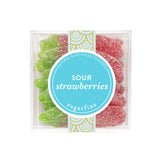 Sugarfina Sour Strawberries Small Candy Cube, Gummies, 3.0 oz, 4 Count