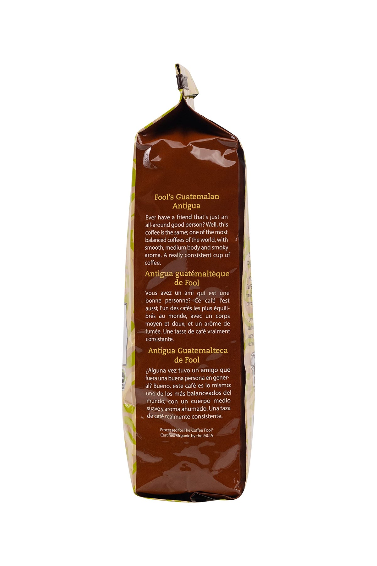 Coffee Fool's Organic Fair Trade Guatemalan Antigua (Espresso)