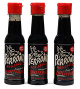 La Perrona Hot Sauce Variety | Chiltepin, Roasted, Green and Negra | 5 Ounce Bottles | Handmade | Salsa Picante 4 Flavor Variety | Pack of 3