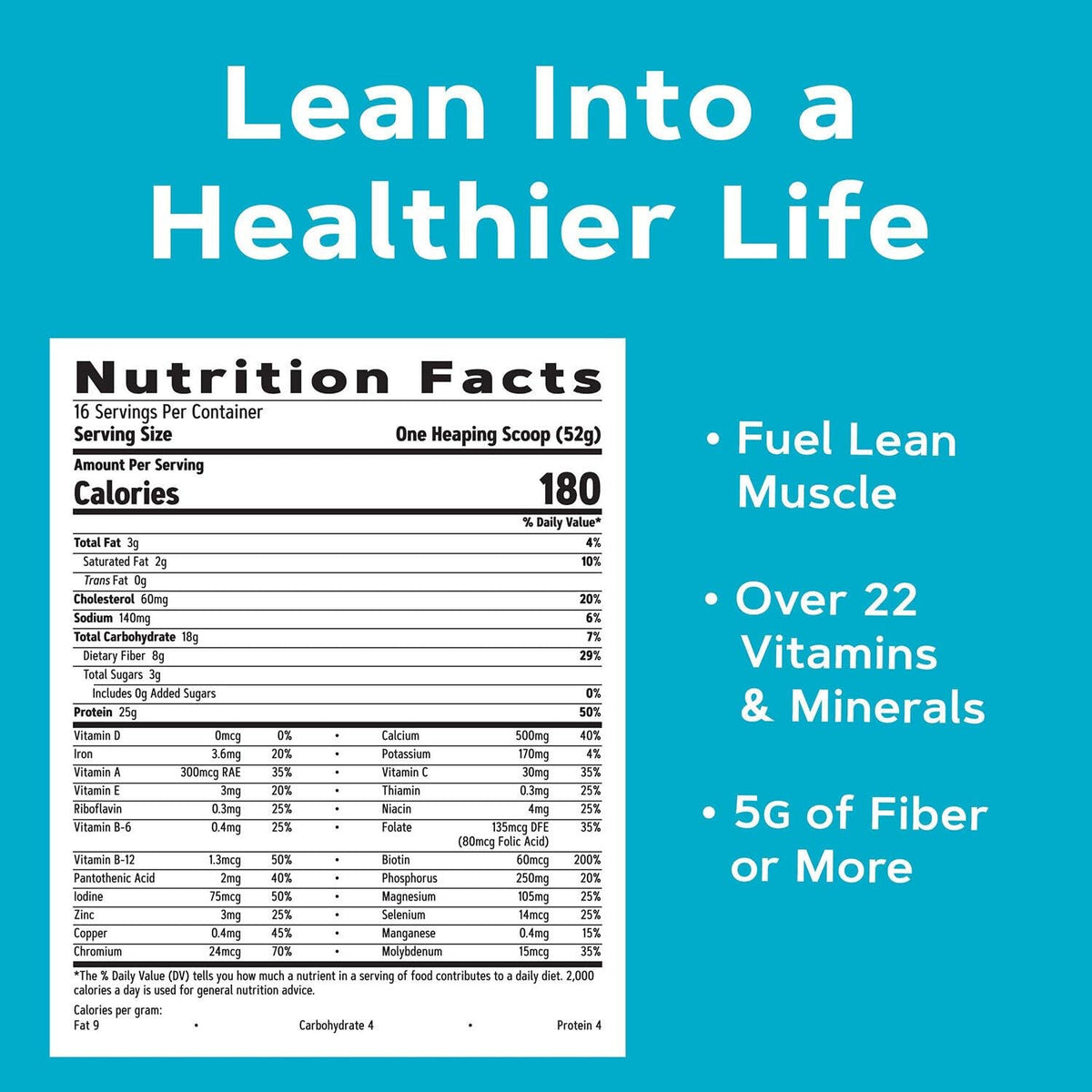 GNC Total Lean Lean Shake 25 - Banana (16 Servings)