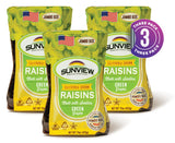 Sunview Jumbo Green Raisins 3-15 oz. Canisters