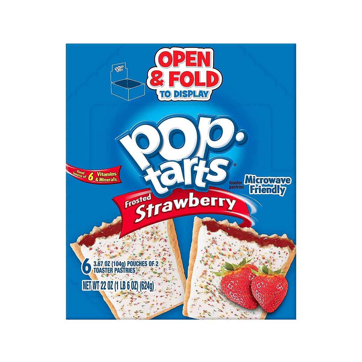 Kellogg's Pop-Tarts Frosted Strawberry - 2 CT
