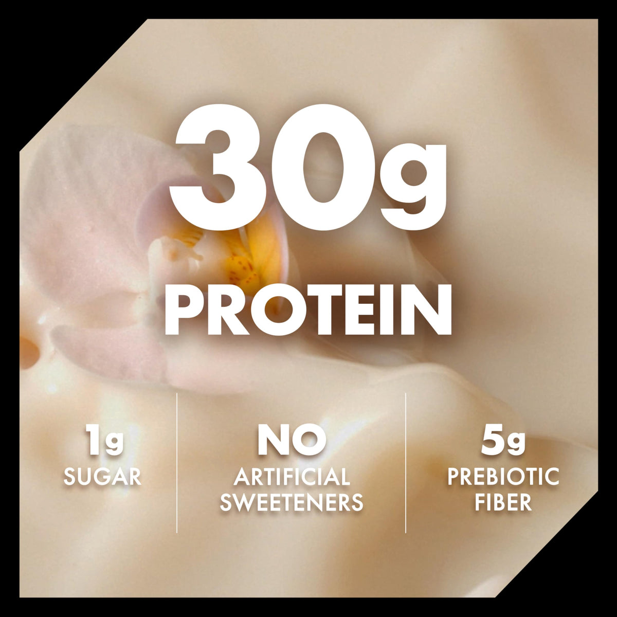 Oikos Protein Shake, Vanilla, 30g High Protein Drinks, Shelf Stable, Ready to Drink, 5g Prebiotic Fiber, 12 fl oz Bottle, 12 Count