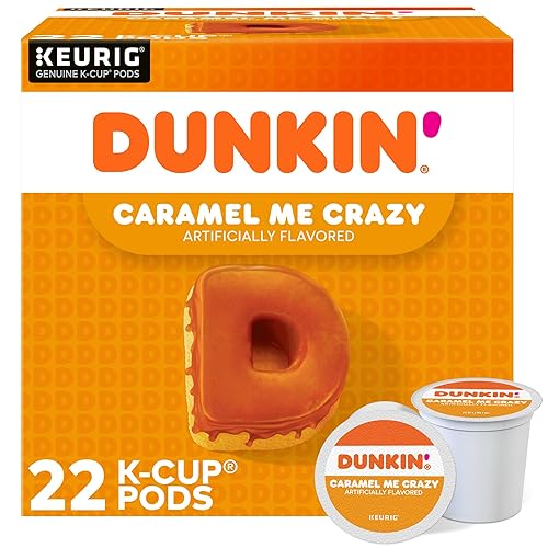 Dunkin' Bakery Series Caramel Coffee Cake Flavored Coffee, 22 Keurig K-Cup Pods