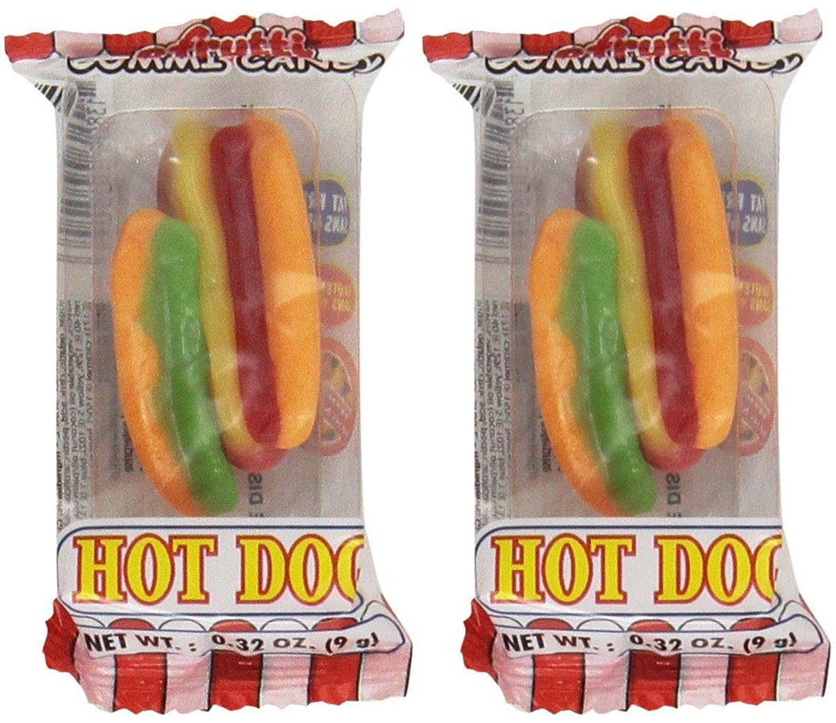 eFrutti Hot Dog Gummis 60 Pack, 19 Ounce SET of 2