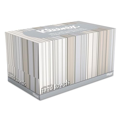 KLEENEX Ultra Soft Hand Towels, POP-UP Box, 9 x 10 1/2, White, 70/Box