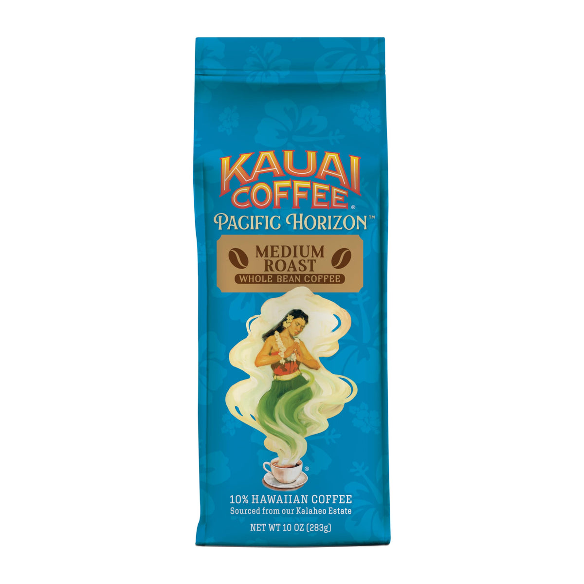 Kauai Coffee Whole Bean Coffee - Smooth, Non-Bitter Pure Arabica - Light Floral Notes & Bright Aroma - Grown on Hawaii's Largest Coffee Farm - Koloa