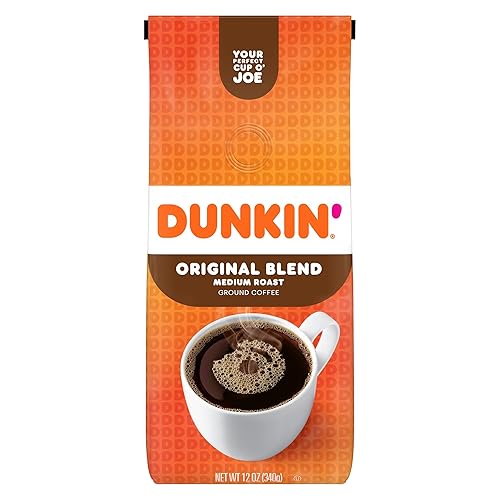 Dunkin' Original Blend Medium Roast Ground Coffee, 12 Ounces