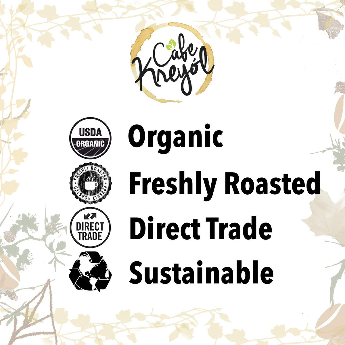 Cafe Kreyol - Organic Red Honey Ramirez Estate Microlot Coffee | 12 oz - Light Roast Whole Bean Coffee - USDA Certified Organic