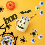 2 Pounds Halloween Double Crisp Chocolatey Eyeballs - Individually Wrapped Googly Eye Balls in Multicolor Foils for Trick-or-Treating, Party Favor Bag