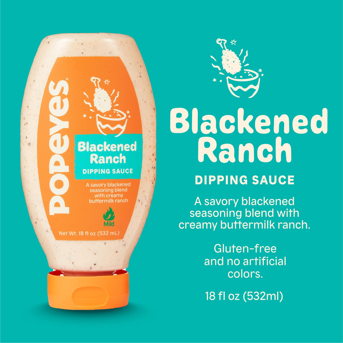 Popeyes Blackened Ranch Dipping Sauce