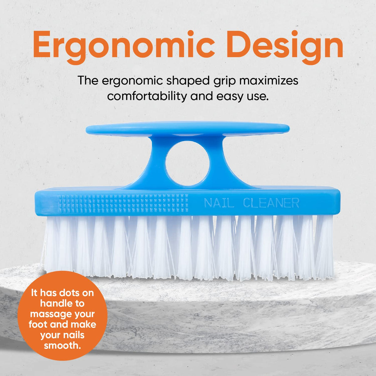 Superior Nail Brush (Colors May Vary) (3)