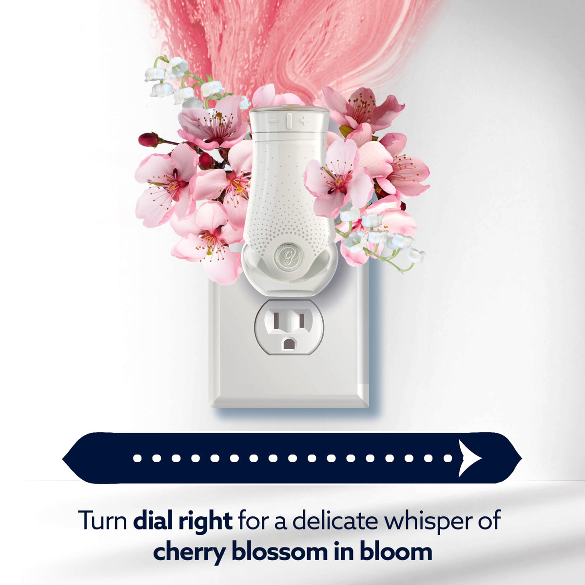 Glade PlugIns Refills with CustomScent Technology, Melon & Cherry Blossom, 2 Refills