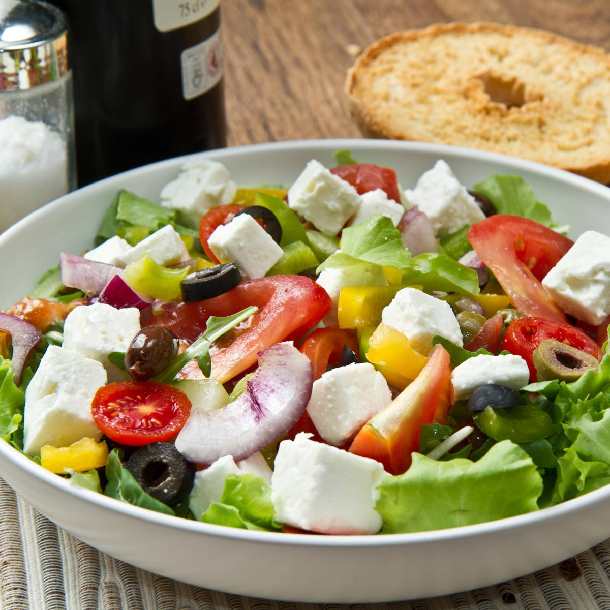 Yasou Greek Salad Dressing, Classic Mediterranean Flavor (Pack of 9)
