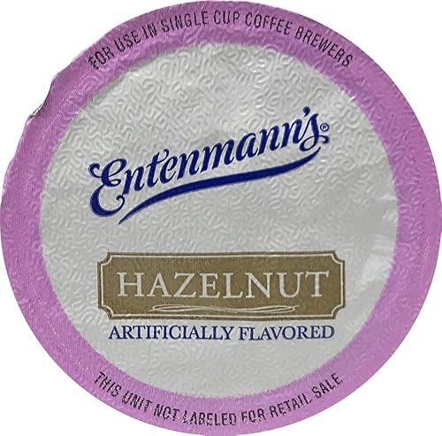 Entenmann's Single Serve Coffee, 100 Count (Hazelnut) Medium Roast