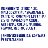 Crystal Light Grape Naturally Flavored with other natural flavor Powdered Drink Mix with Caffeine, 30 ct On-the-Go Packets