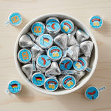 Festive Assorted Oktoberfest Paper Hershey’s Kisses Stickers - 0.75" (Pack of 60) - Perfect for Oktoberfest Celebrations