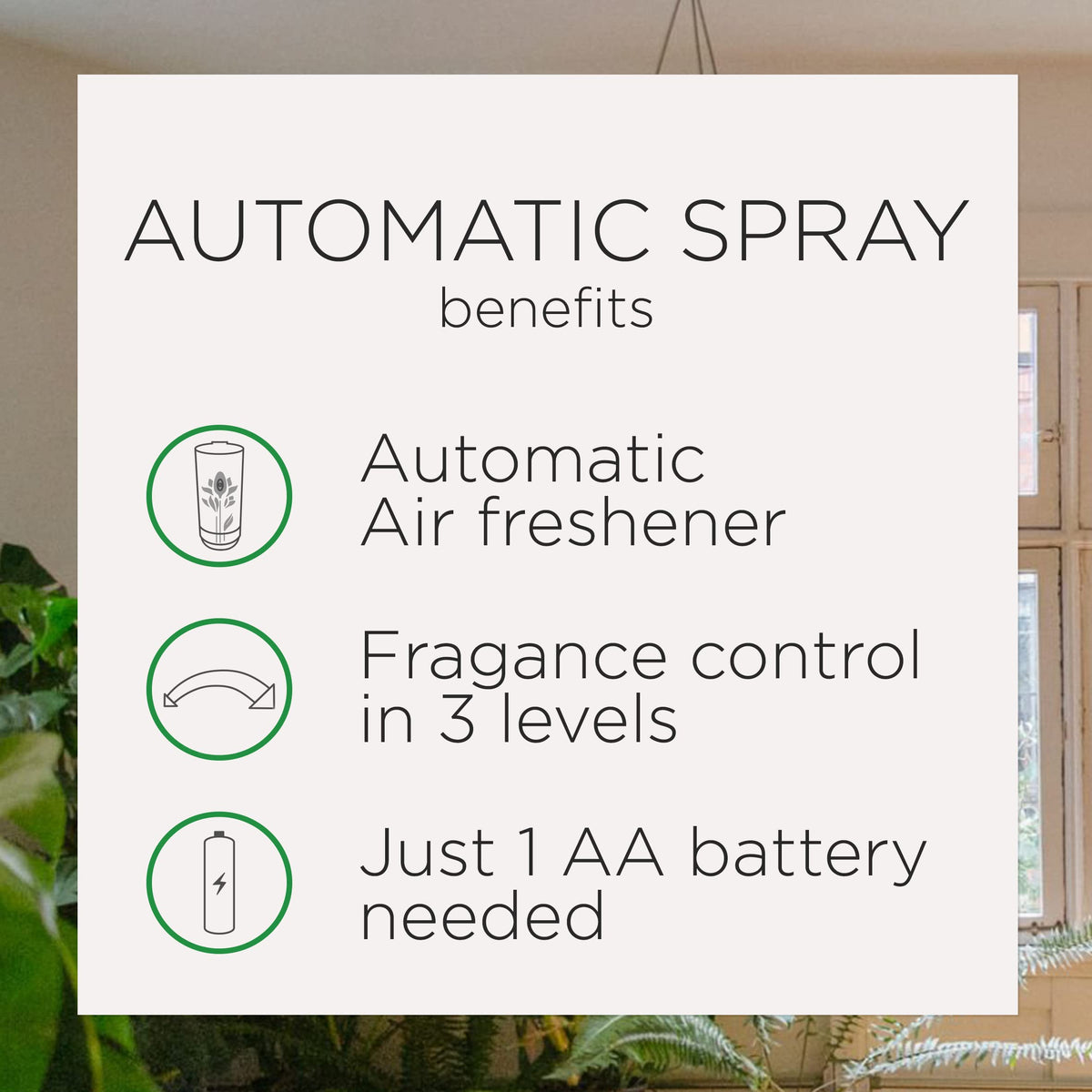 Air Wick Automatic Air Freshener Spray Refill, Lush Honeysuckle & Raspberry, Essential Oils, Odor Neutralization