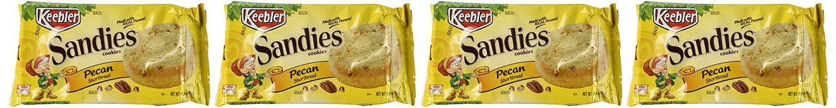 Sandies Keebler Pecan Sandies Shortbread Cookies, 11.3 Ounce (Pack of 4)