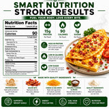 Nutmeg State Nutrition - High Protein Bacon Cheese Omelette Mix, 15g Protein, 90 Calories, 1g Sugar, 2.5g Fat, 7 Servings Per Box