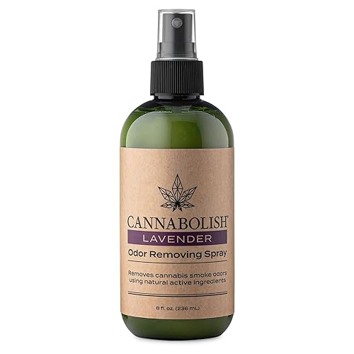 Cannabolish Lavender Smoke Odor Eliminator Spray and Air Freshener, 8 fl. oz, Natural Ingredients