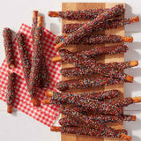 Affy Tapple Milk Chocolate and Caramel Dipped Pretzel Rod 18-Pack