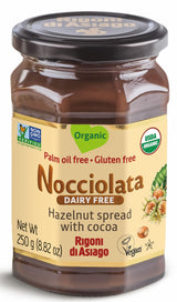 Rigoni di Asiago Spread Hazelnut and Cocoa Dairy free Organic, 9.52 oz