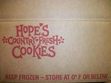 Hopes Gourmet All Butter Royale chocolate Macadamia Nuts and Coconut Cookie Dough, 3.0 Ounce -- 106 per case.