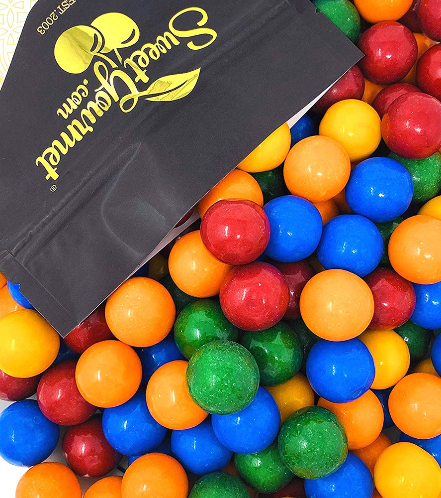 SweetGourmet Cry Baby Guts | Extra Sour Candy Filled Bubble Gumballs | 1.5 Pounds