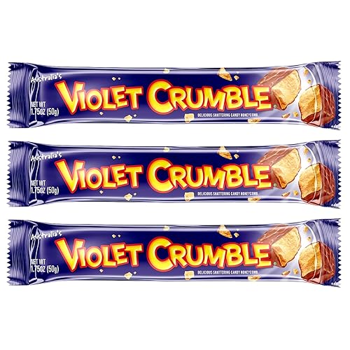 Violet Crumble 50gm (Pack of 3 Bars) Australian