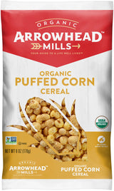 Arrowhead Mills Organic Puffed Corn Cereal, 6 oz