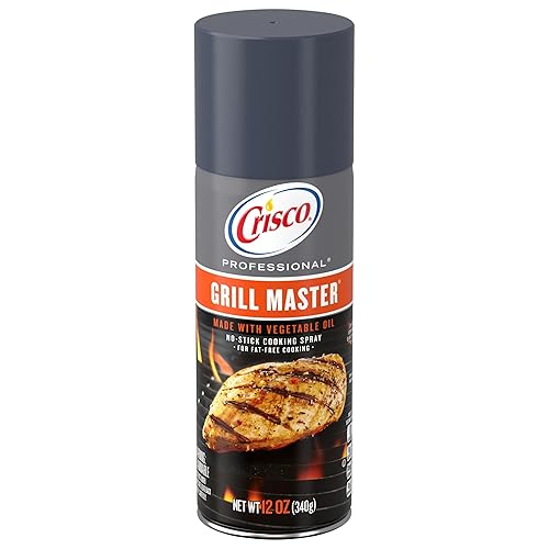 Crisco Professional No-Stick Cooking Spray, Grill Master, 12 Ounce