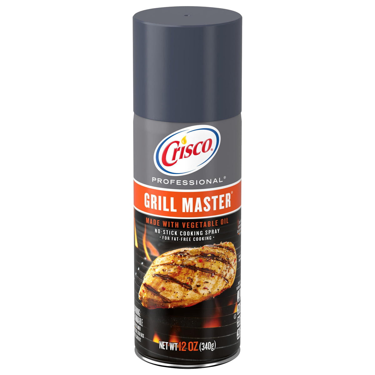Crisco Professional No-Stick Cooking Spray, Grill Master, 12 Ounce