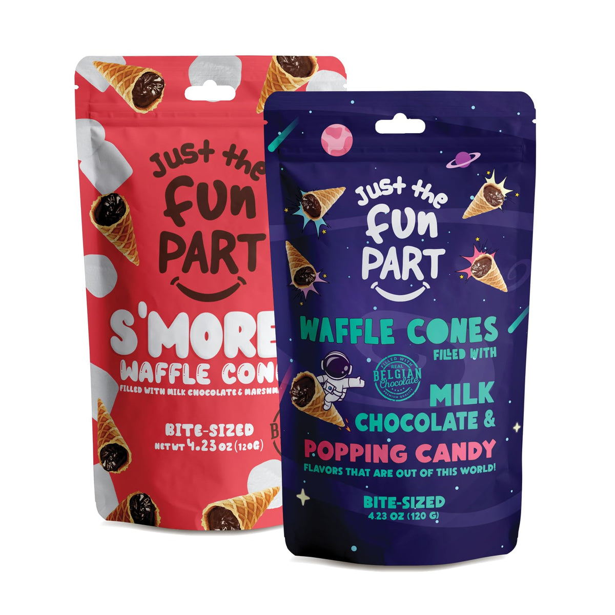 Just The Fun Part Bundle, Popping Candy + S'mores Cones