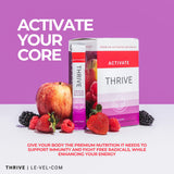 Le-Vel Thrive Activate Apple Berry Drink Mix, 30 Packets