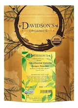 Davidson's Organics, Ceremonial Matcha Powder, Loose Leaf Tea, 16-Ounce Bag