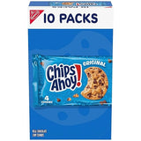 CHIPS AHOY! Original Chocolate Chip Cookies, 10 Snack Packs (4 Cookies Per Pack)