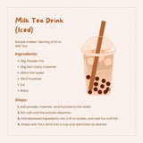 Bossen Bubble Tea Powder Mix - 2.2 Pound (Milk Tea)