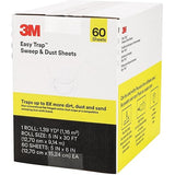 3M 59032W Easy Trap Duster, 5-Inch X 30ft, White, 60 Sheets/Box