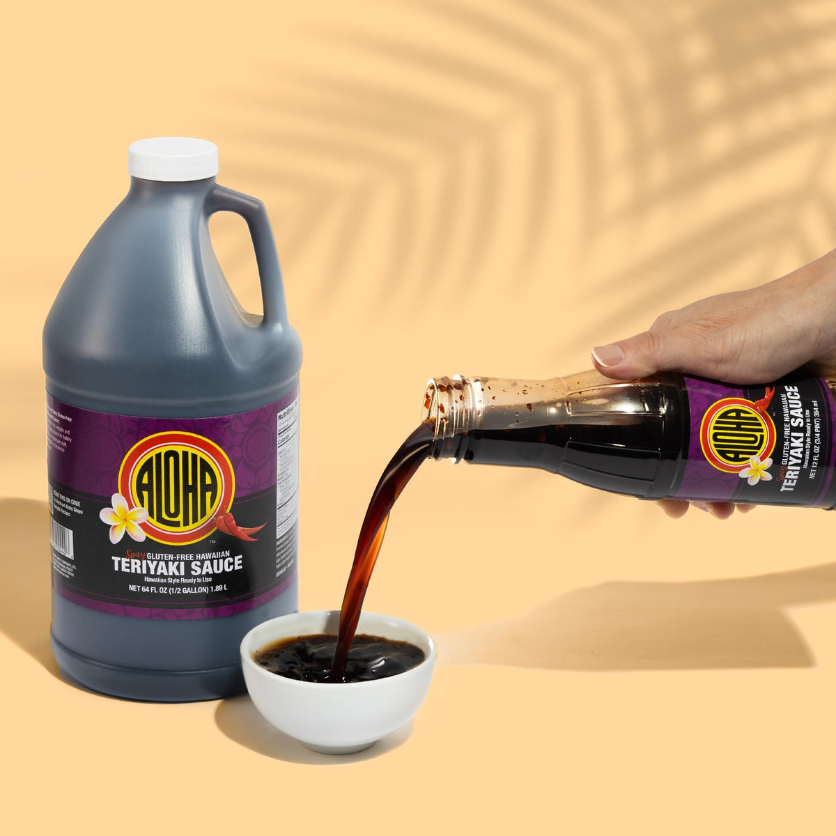 Aloha Shoyu - Spicy Gluten-Free Hawaiian Teriyaki Sauce - 24 oz