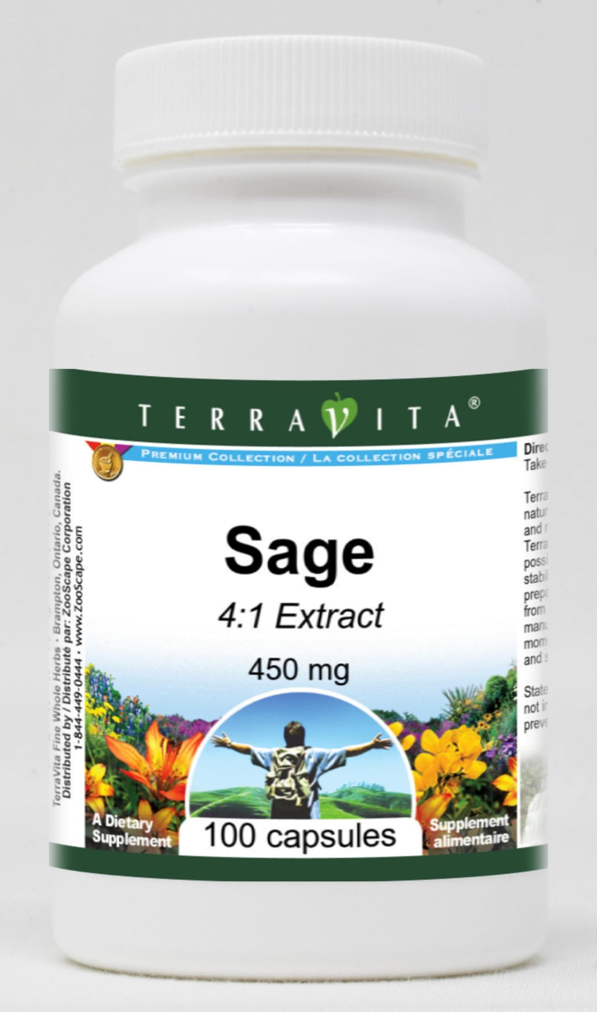 Sage 4:1-450 mg (100 Capsules, ZIN: 521330) - 3 Pack