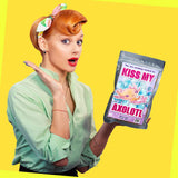 Kiss My Axolotl Trail Mix - Gourmet Snacks for Womens Gifts - Teen Stocking Stuffers Funny White Elephant Gifts USA