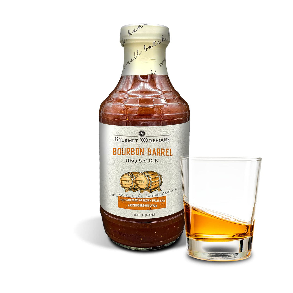 Gourmet Warehouse BBQ Sauces, 16 Fl ozs, 2 Pack (Bourbon Barrel)