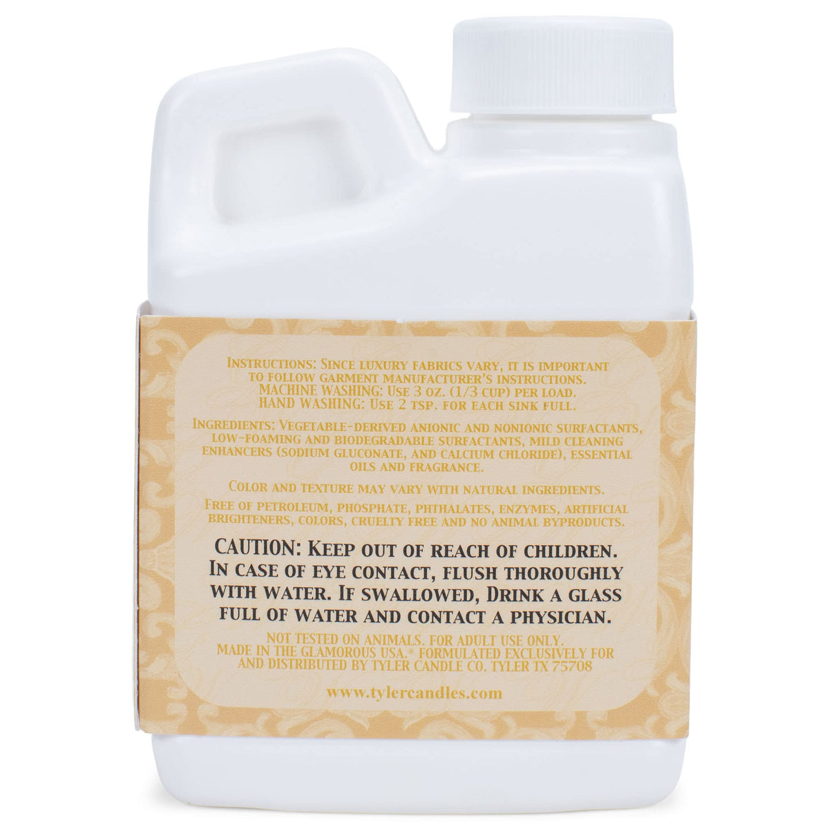 Tyler Candle 25103 TYLER 4 ounce Liquid Laundry Detergent, Pack of 4