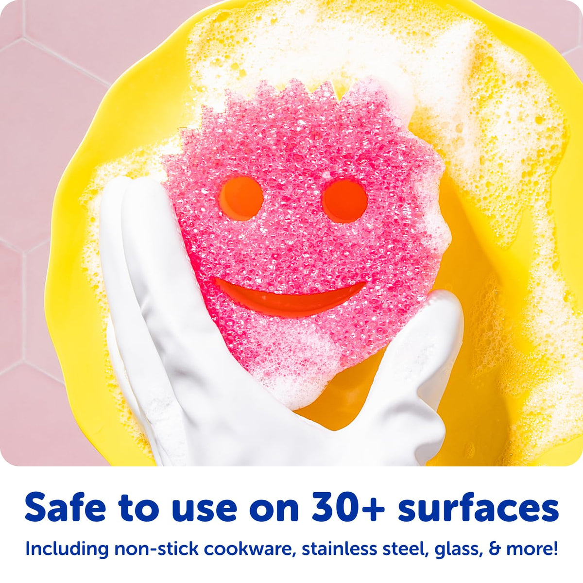 Scrub Daddy Original (4) + Scrub Mommy Kitchen Sponges (4) - Scratch-Free Dish Scrubber - Multipurpose Kitchen Cleaning Sponges - BPA Free Polymer