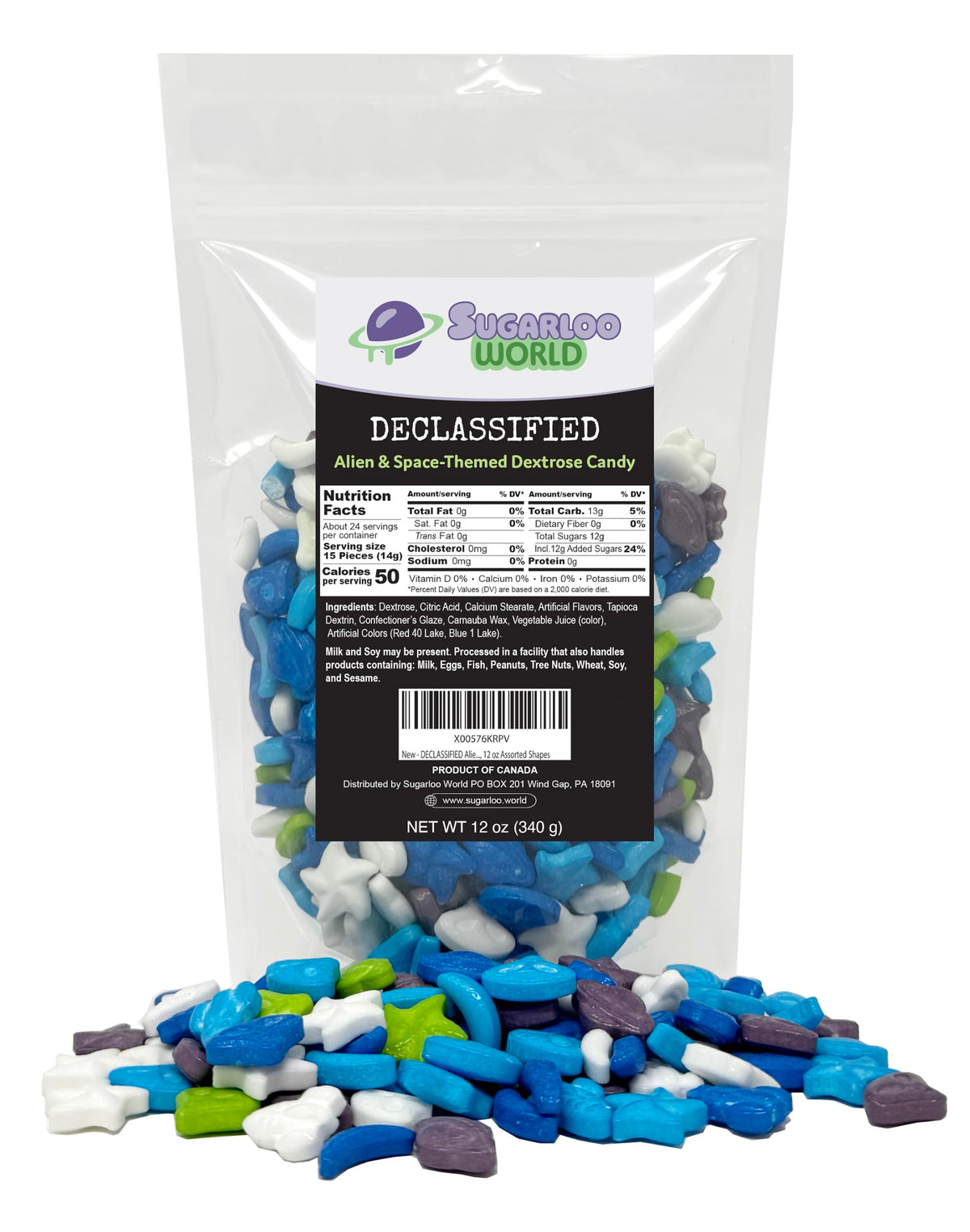 DECLASSIFIED Alien Space Candy, 12 oz