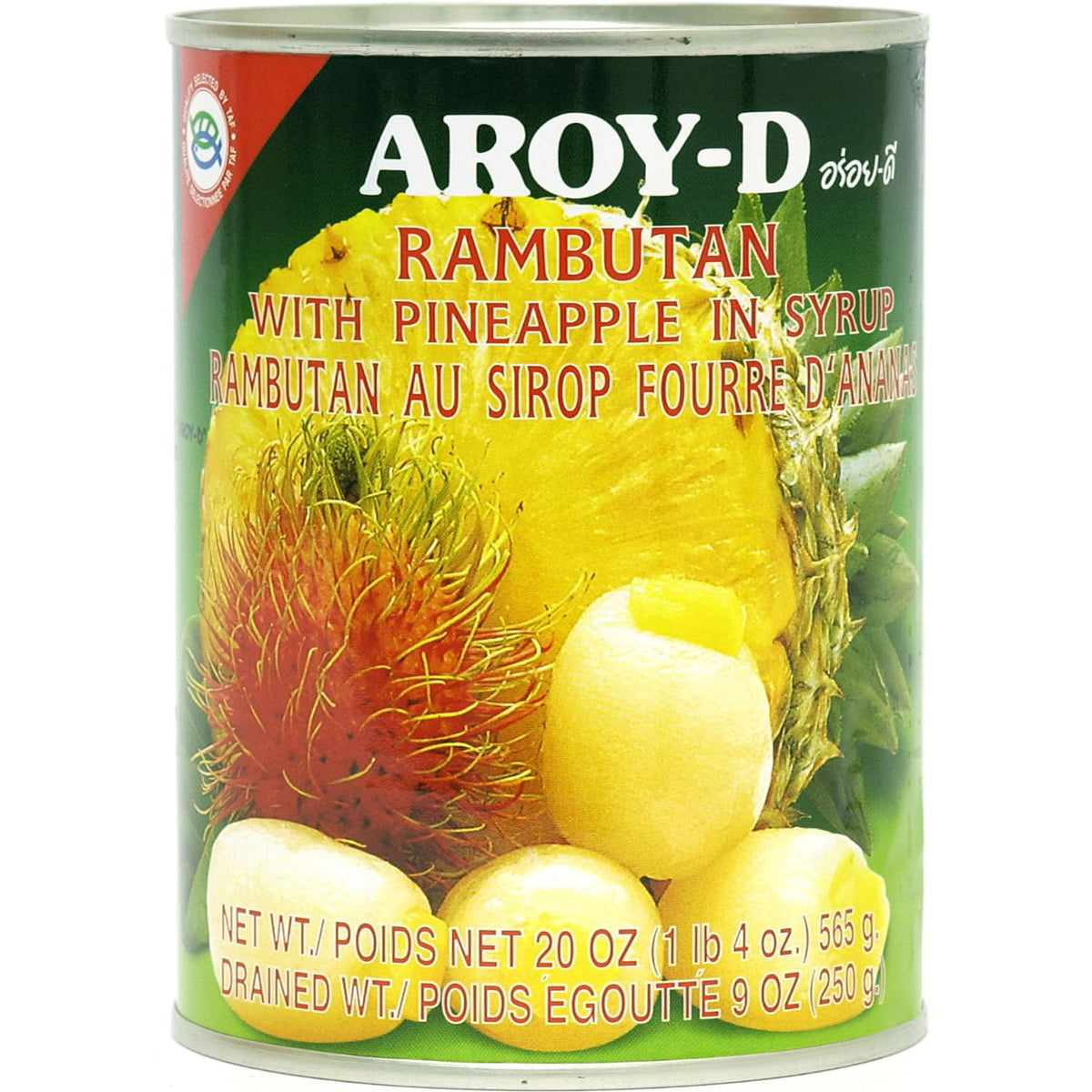 Fruits in Syrup (Rambutan with Pineapple) - 20oz (Pack of 6)