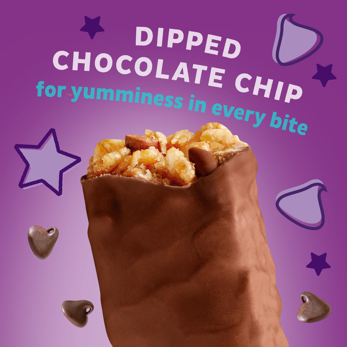 Annie's Chocolate Dipped, Chewy Chocolate Chip Granola Bars, 5 ct